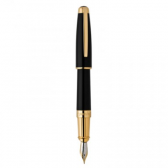 PLUMA FUENTE OLYMPIO M2 LACA NEGRA PL ORO 