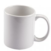 TAZA CERAMICA BLANCA 11oz.