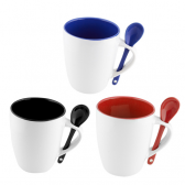 TAZA CON CUCHARA 11oz