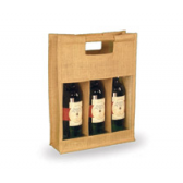 BOLSA YUTE 3 BOTELLAS