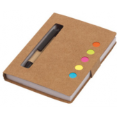 LIBRETA CON NOTAS ADHSIVAS Y BANDERAS