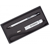 SET BOLIGRAFO Y LAMPARA