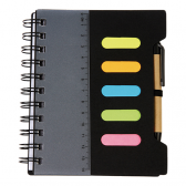 LIBRETA ECOLOGICA CON NOTAS 15x12cm